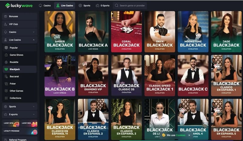 United Kingdom - lucky wave casino login